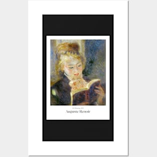 Girl Reading By Renoir Poster Posters and Art